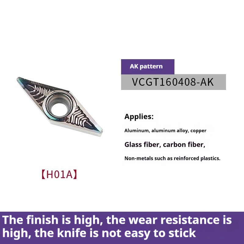 6006 CNC Aluminum Lathe Metal Ceramic Turning Inserts Nano-coated Cylindrical WNMG Bore CCMTAPMT Milling Inserts Shandong Denso Pricision Tools Co.,Ltd.